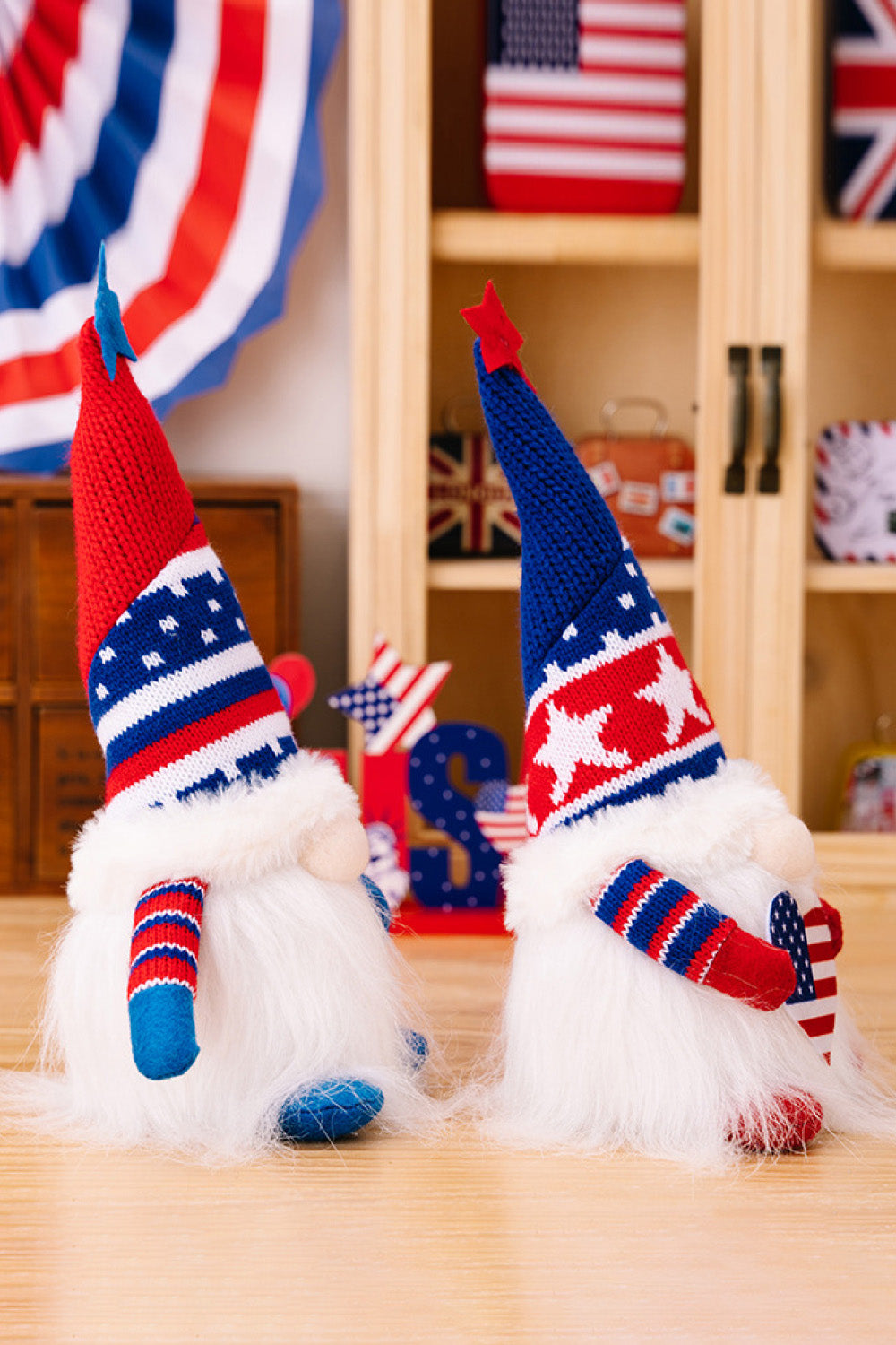 Independence Day Knit Decor Gnomes 2-Pack