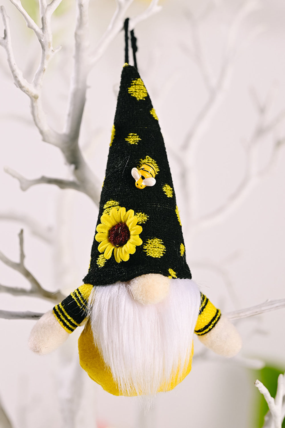 Sunflower Faceless Gnome Ornaments Random 4-Pack