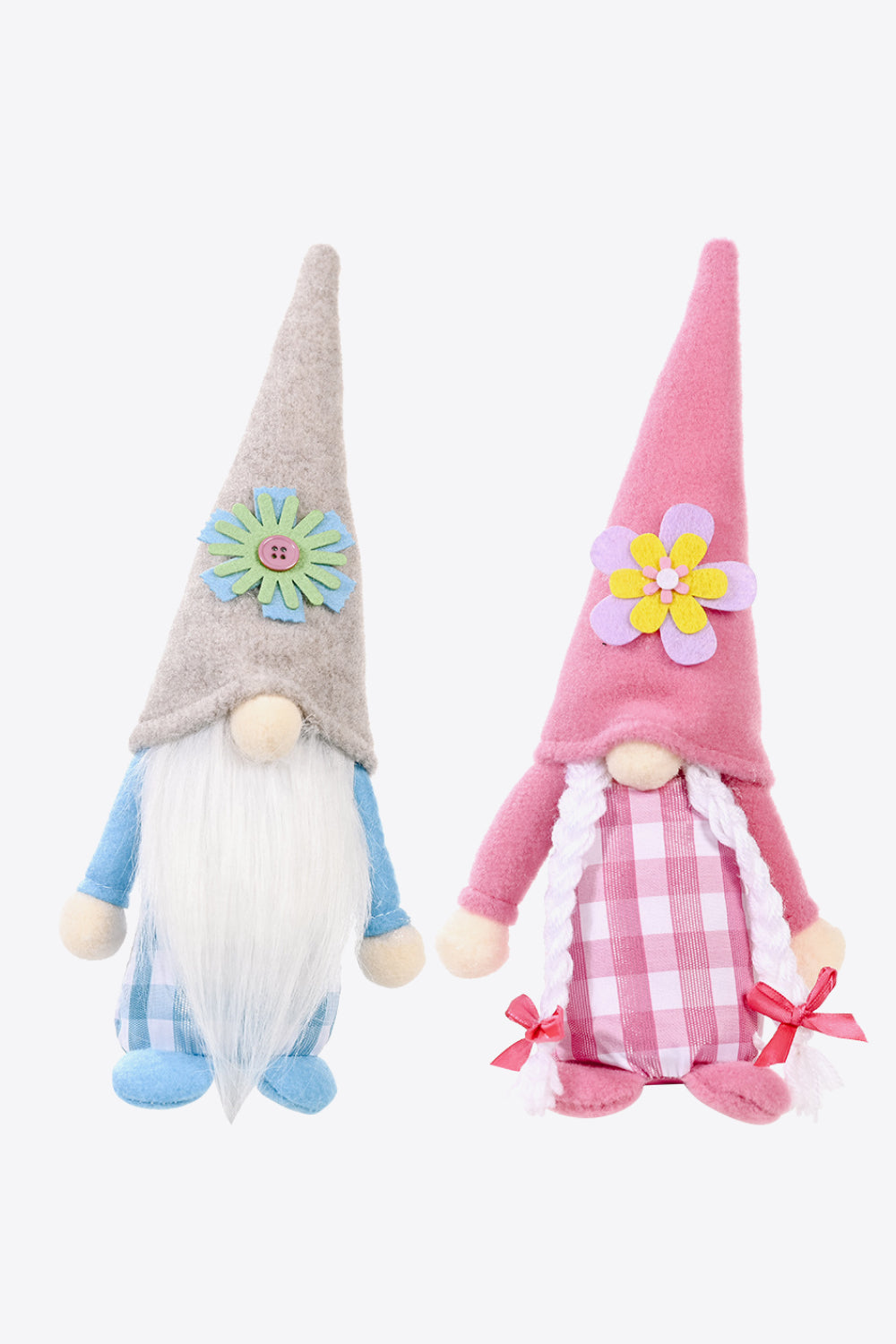 Mother's Day Pointed Hat Faceless Gnomes 2-Pack