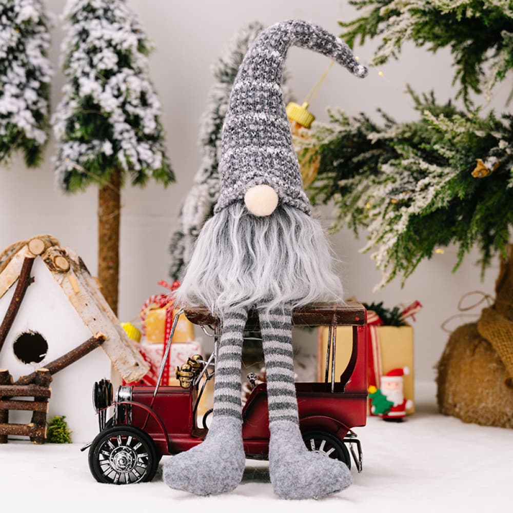 Long Leg Faceless Winter Gnome