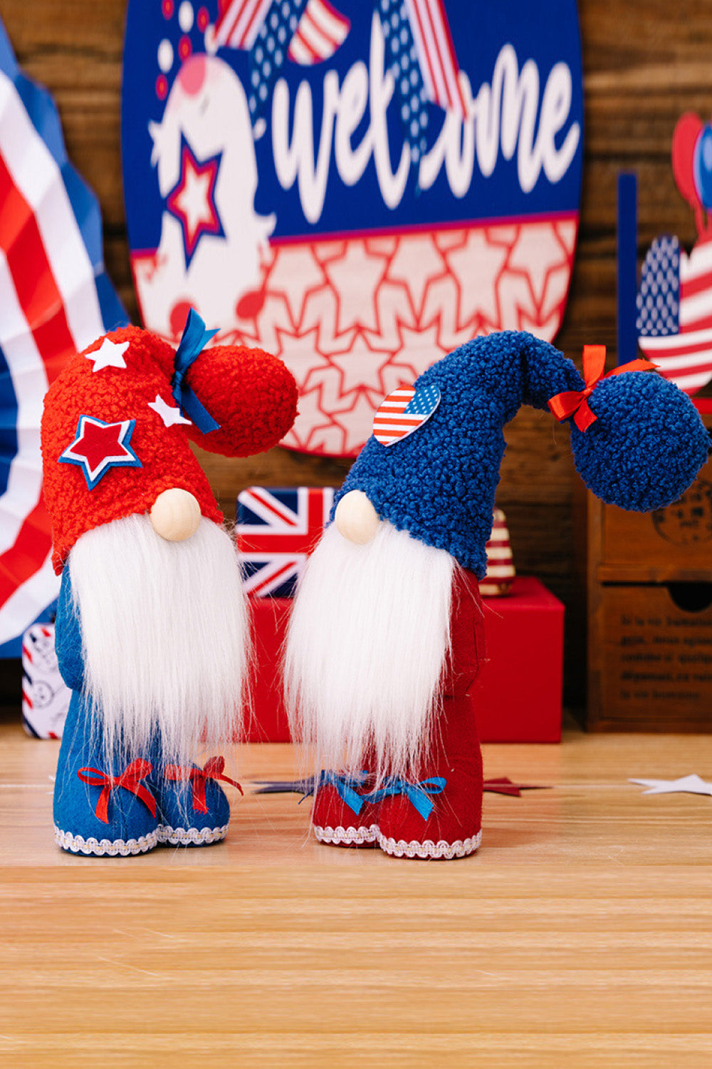 Independence Day Knit Beard Gnomes 2-Pack