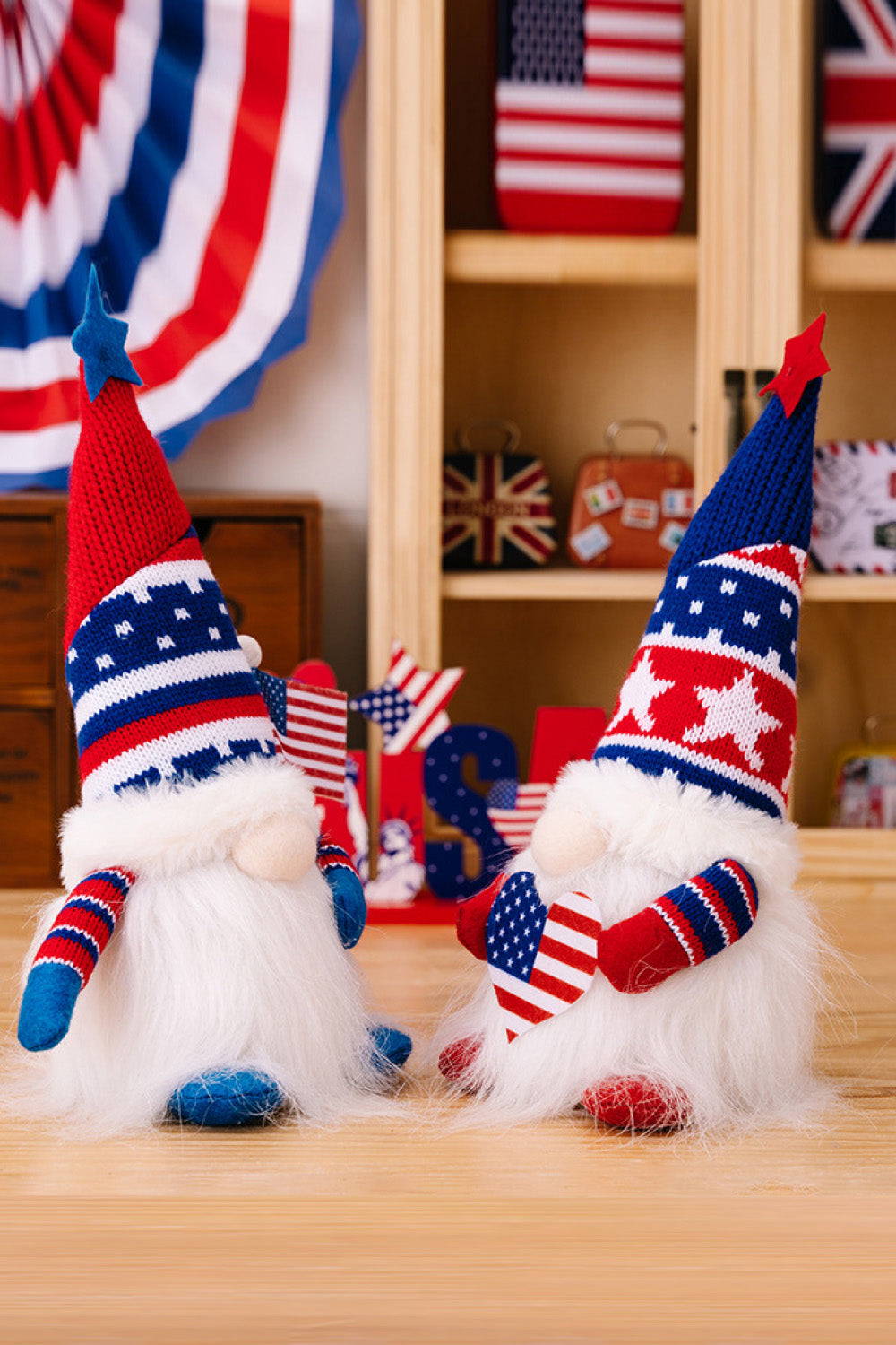 Independence Day Knit Decor Gnomes 2-Pack