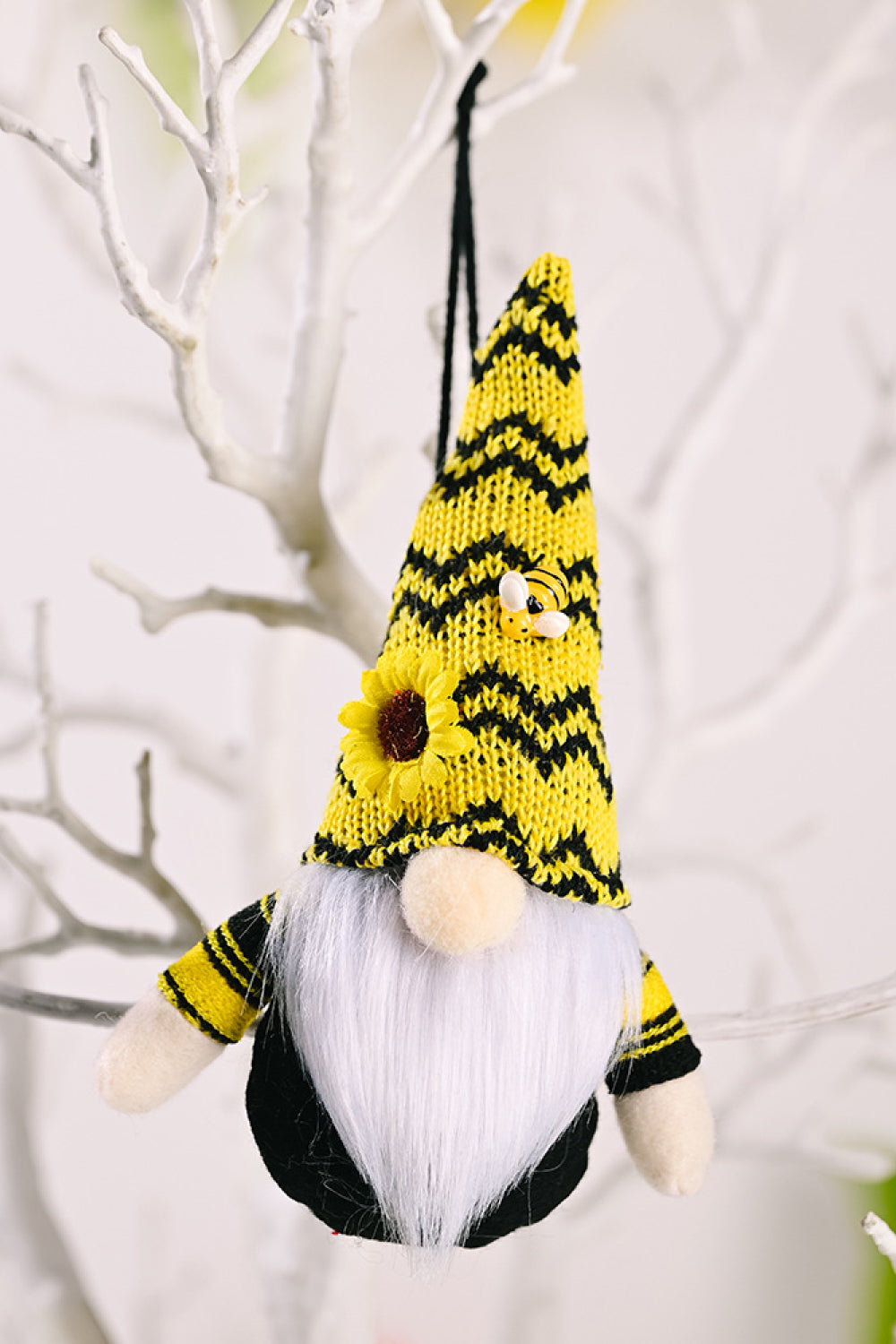 Sunflower Faceless Gnome Ornaments Random 4-Pack