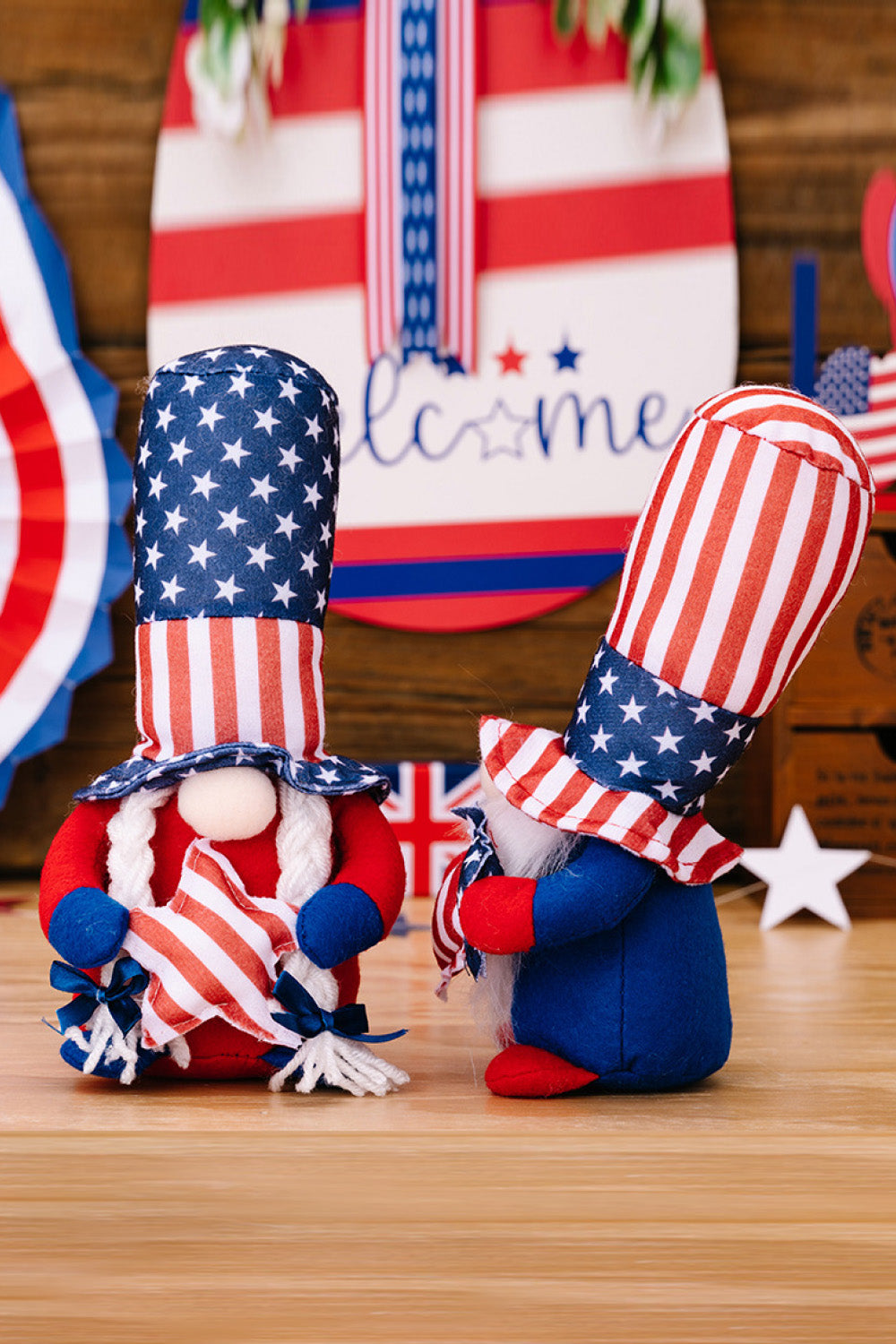 Independence Day Decor Gnomes 2-Pack