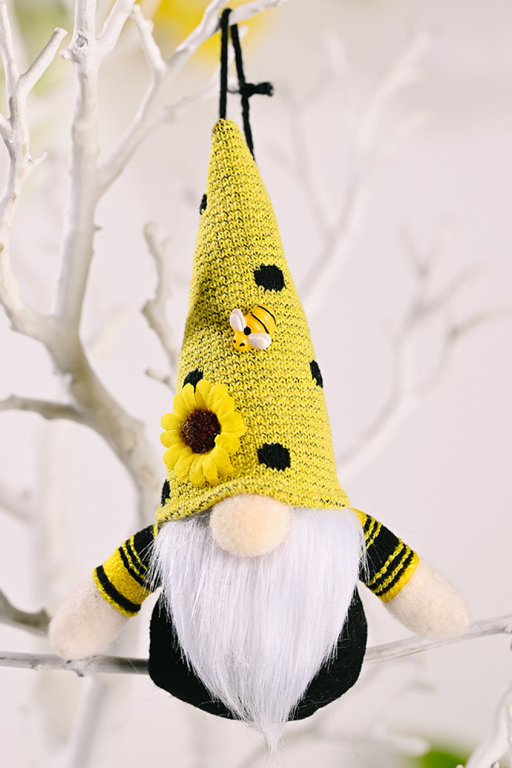 Sunflower Faceless Gnome Ornaments Random 4-Pack