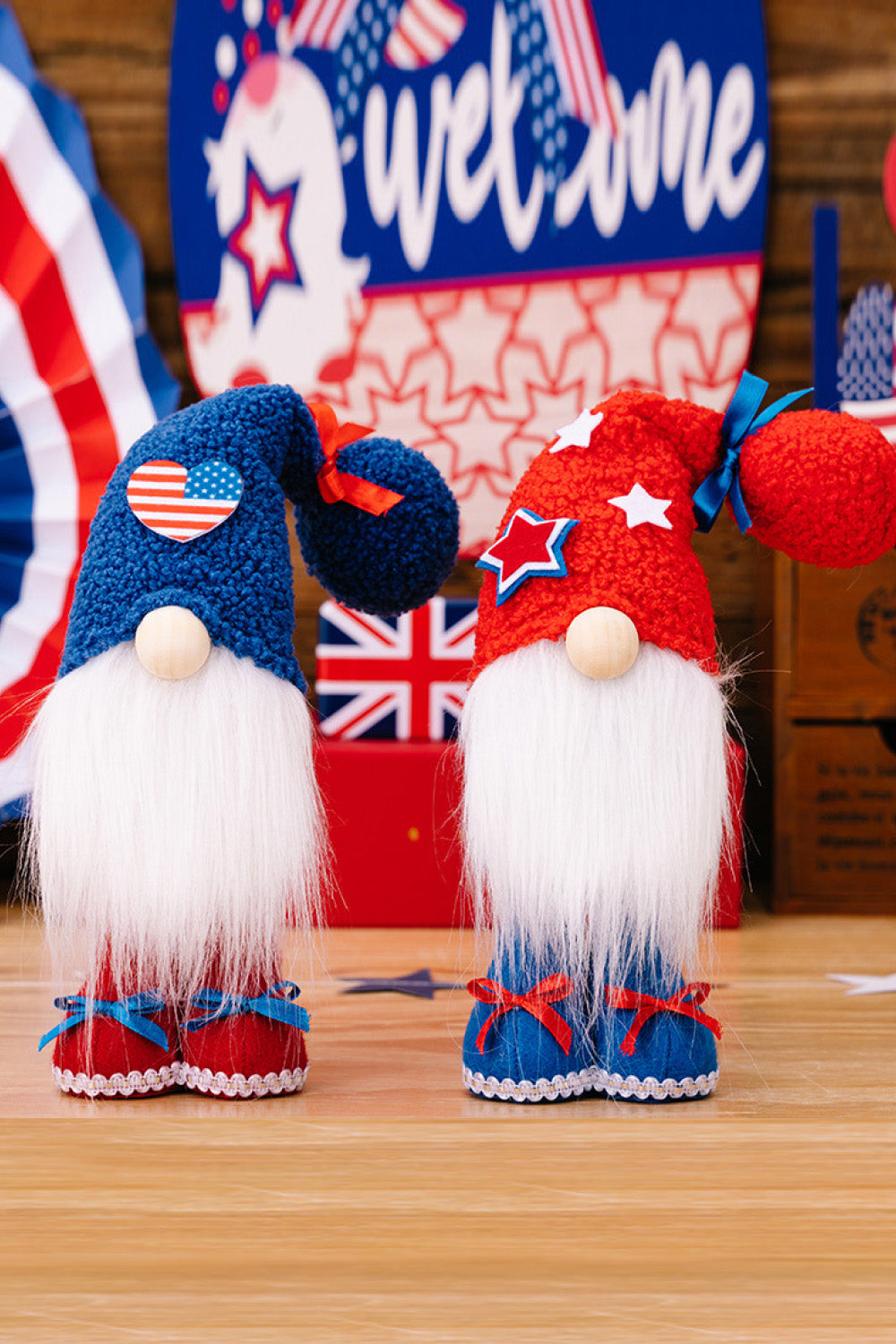 Independence Day Knit Beard Gnomes 2-Pack