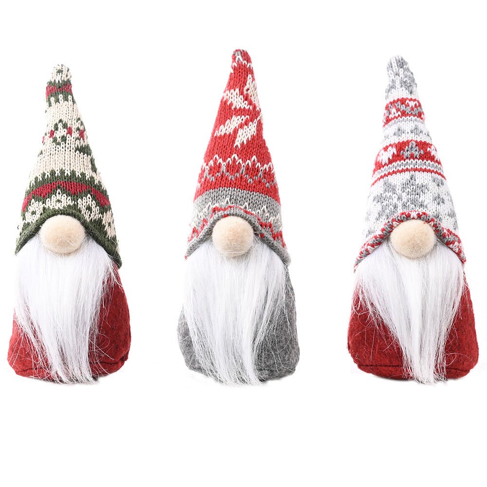 Assorted 2 - Piece Faceless Gnomes - Red - Gnome Style