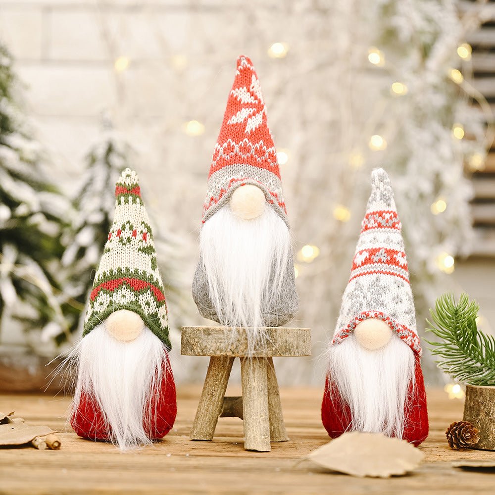 Assorted 2 - Piece Faceless Gnomes - Red - Gnome Style