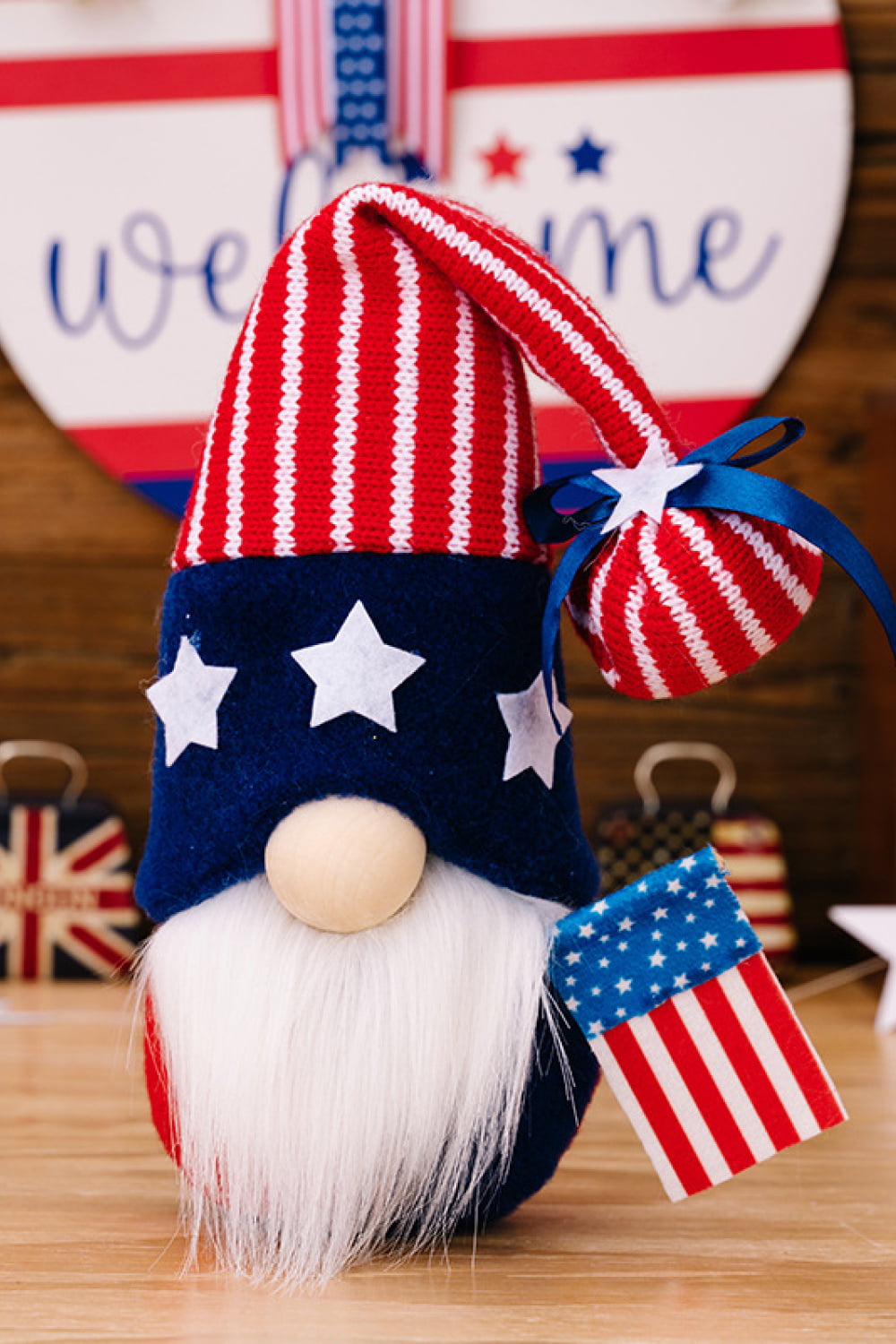 Independence Day Knit Decor Gnomes 2-Pack