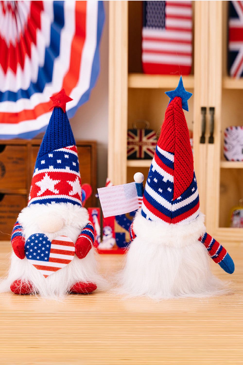 Independence Day Knit Decor Gnomes 2-Pack