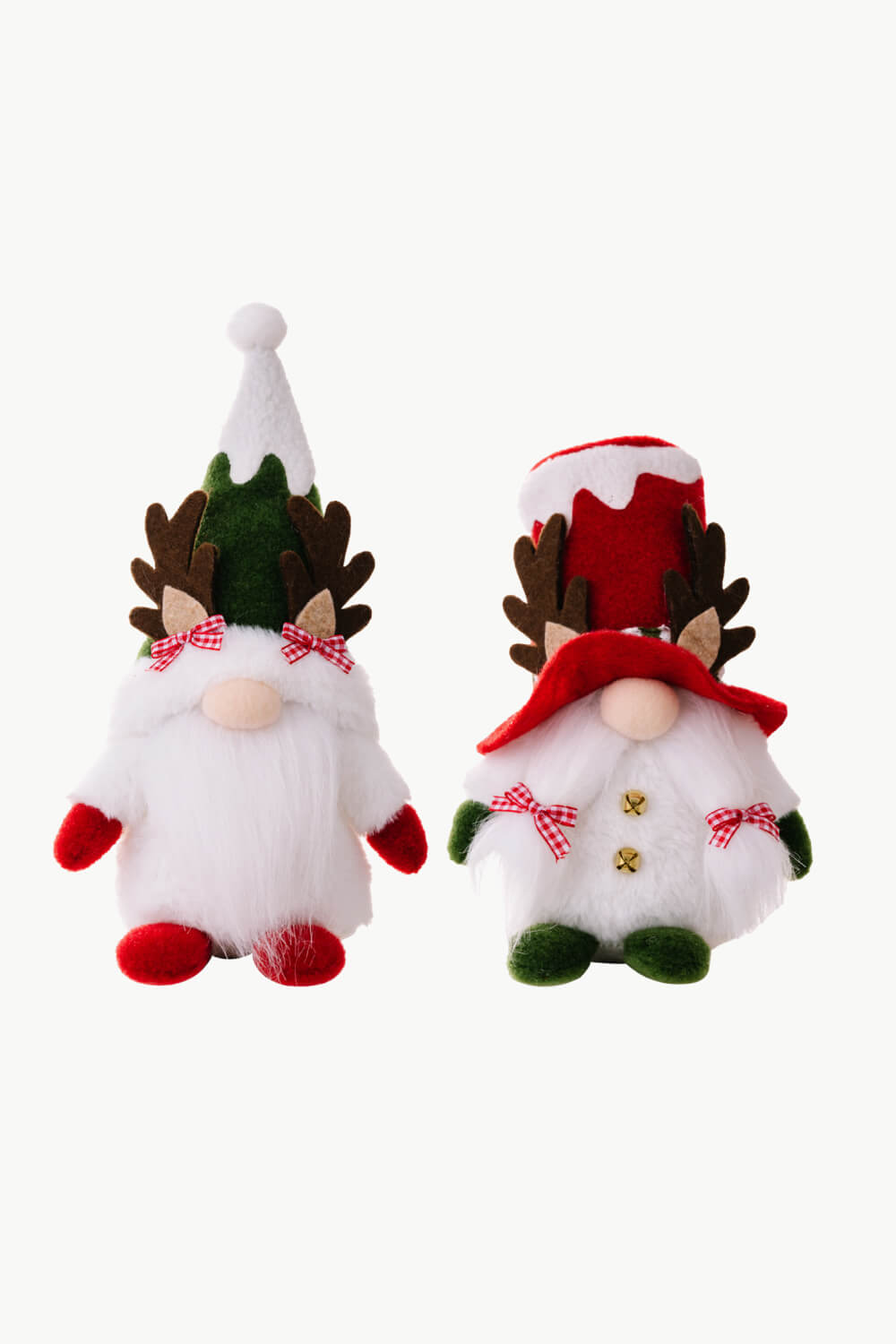 Christmas Reindeer Gnomes 2 - PACK - Green/Red - Gnome Style