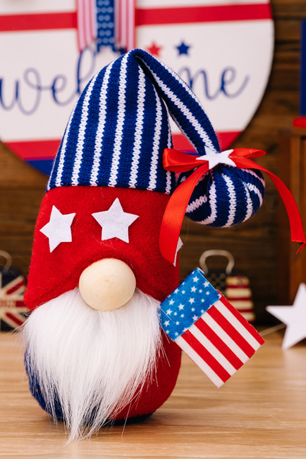 Independence Day Knit Decor Gnomes 2-Pack