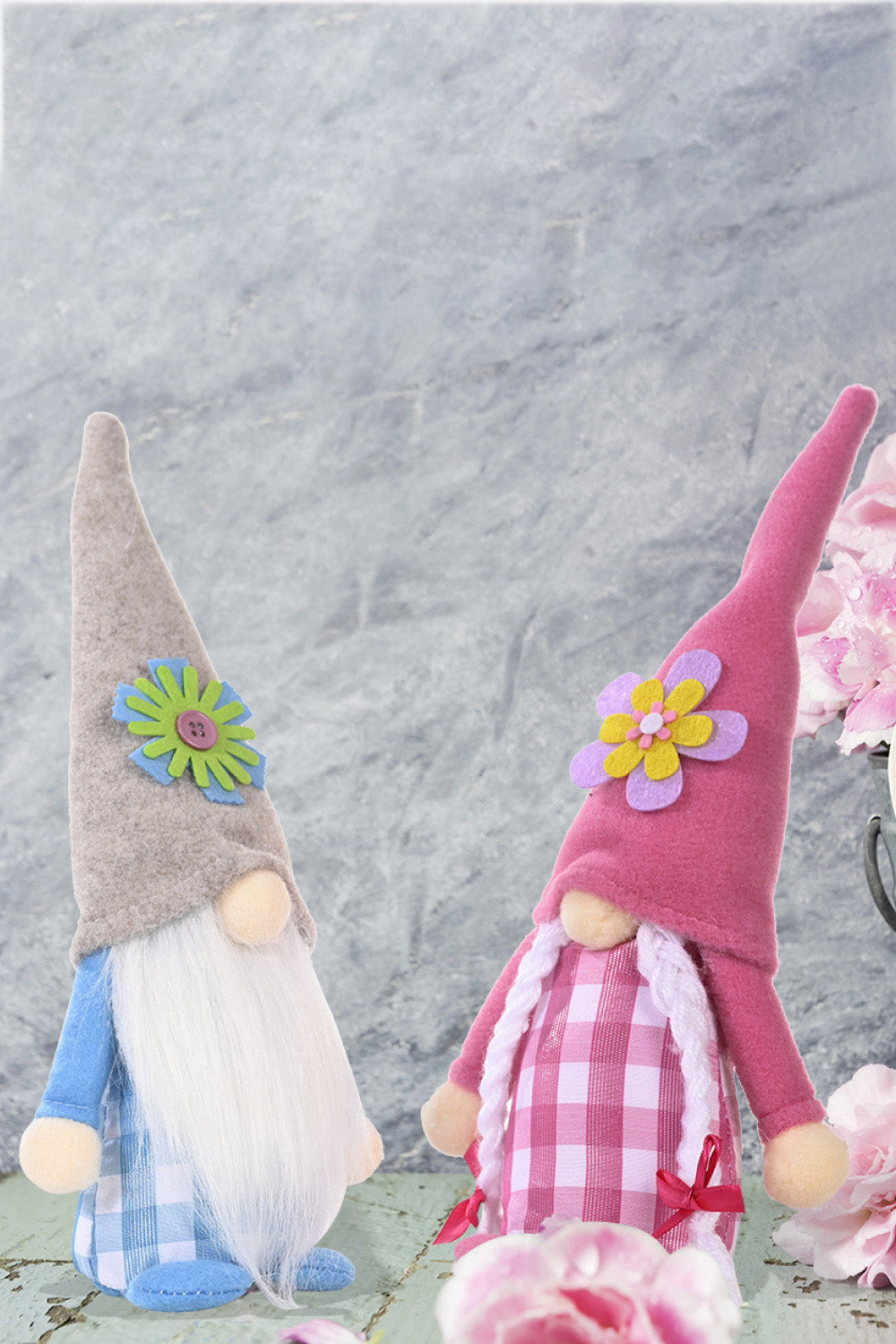 Mother's Day Pointed Hat Faceless Gnomes 2-Pack